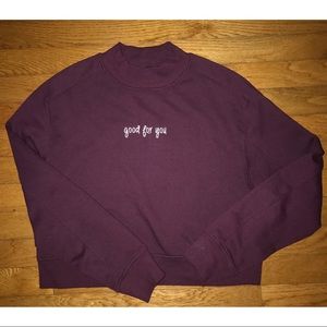 Not For Sale! Forever 21 Burgandy Crop Top Sweater